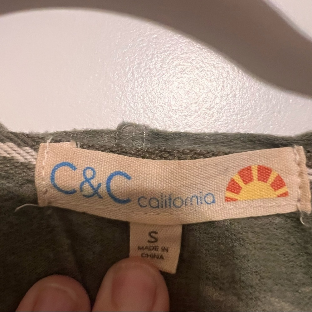 C&C California Sage Green Hoodie - Picture 2 of 6